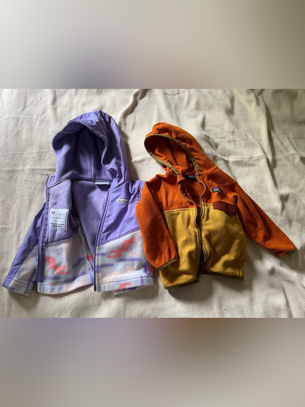 Toddler Columbia & Patagonia fleece bundle